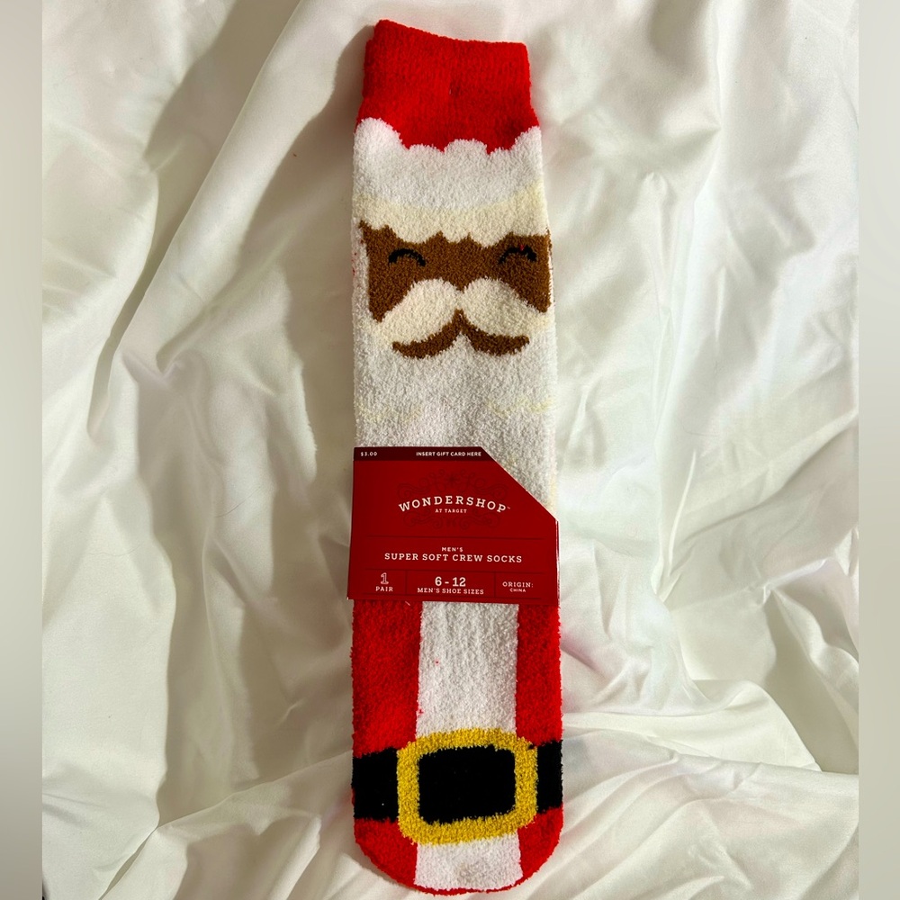 Cozy Fleece Santa Socks